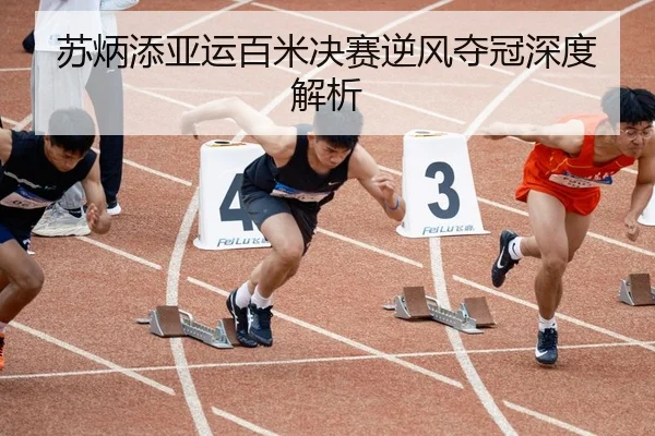 苏炳添亚运百米决赛逆风夺冠深度解析